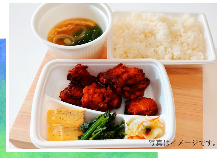 信玄鶏のからあげ弁当